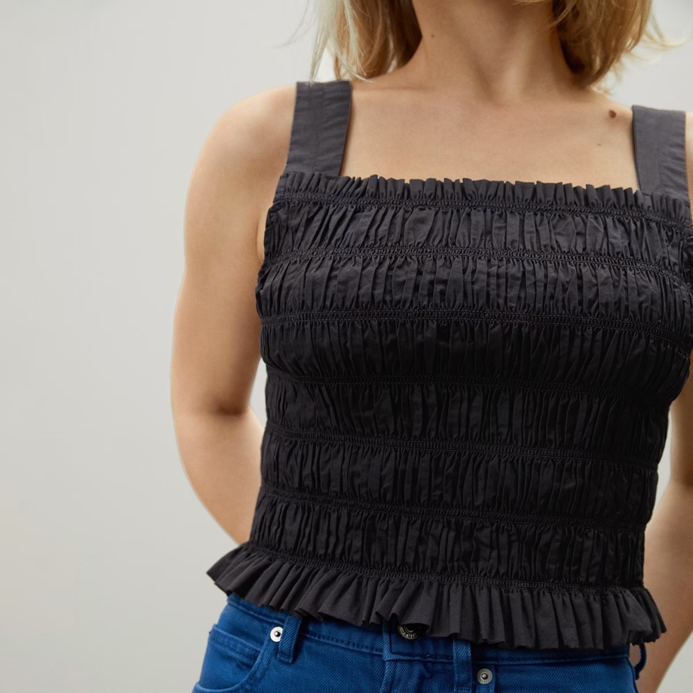 ISO Everlane smock tank in black size XXS